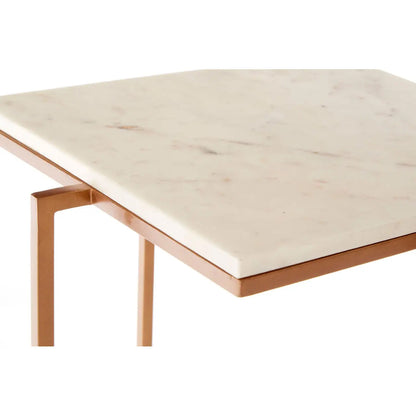 Shalimar Marble Side Table With Gold Finish Legs