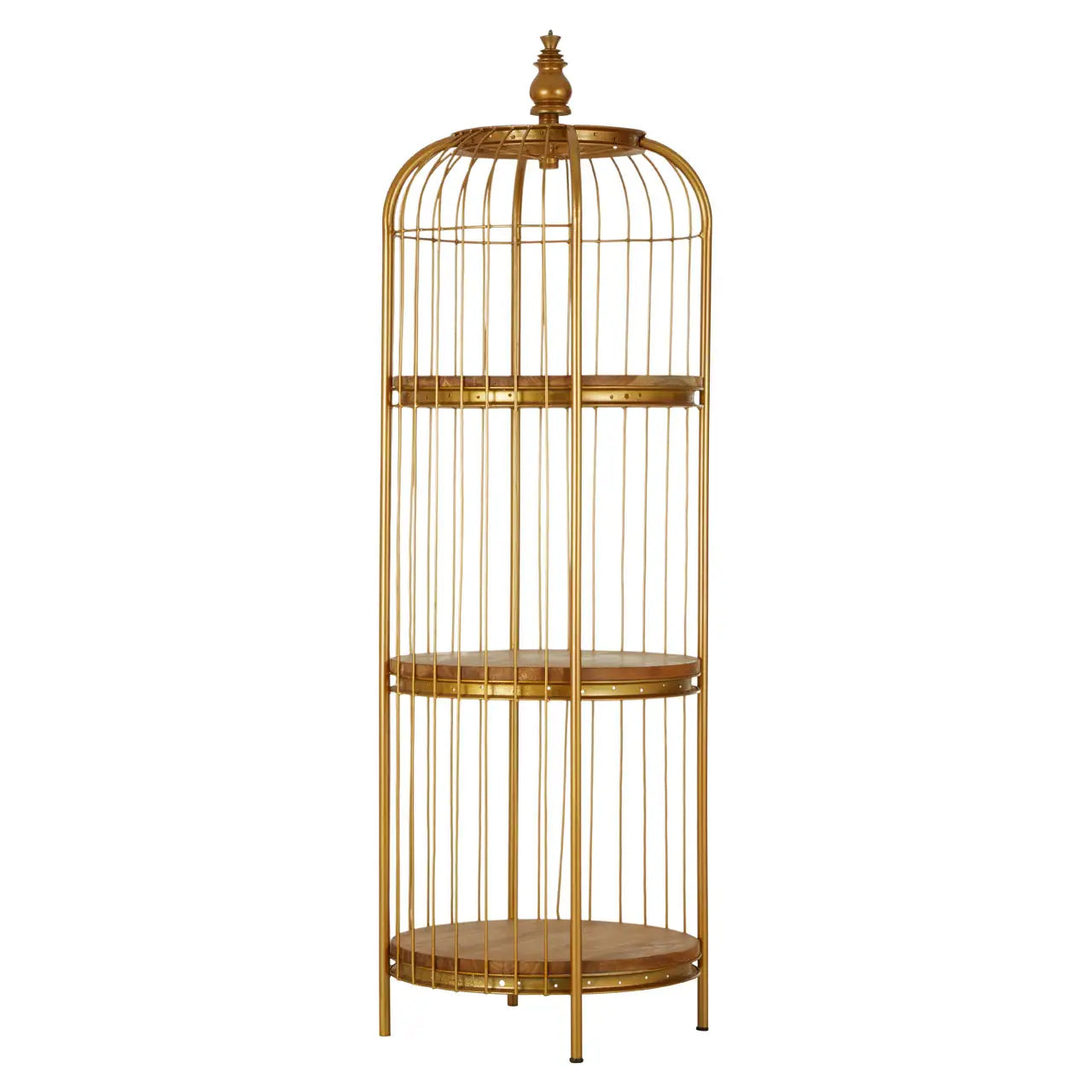 Mantis Medium Shelving Unit In Gold