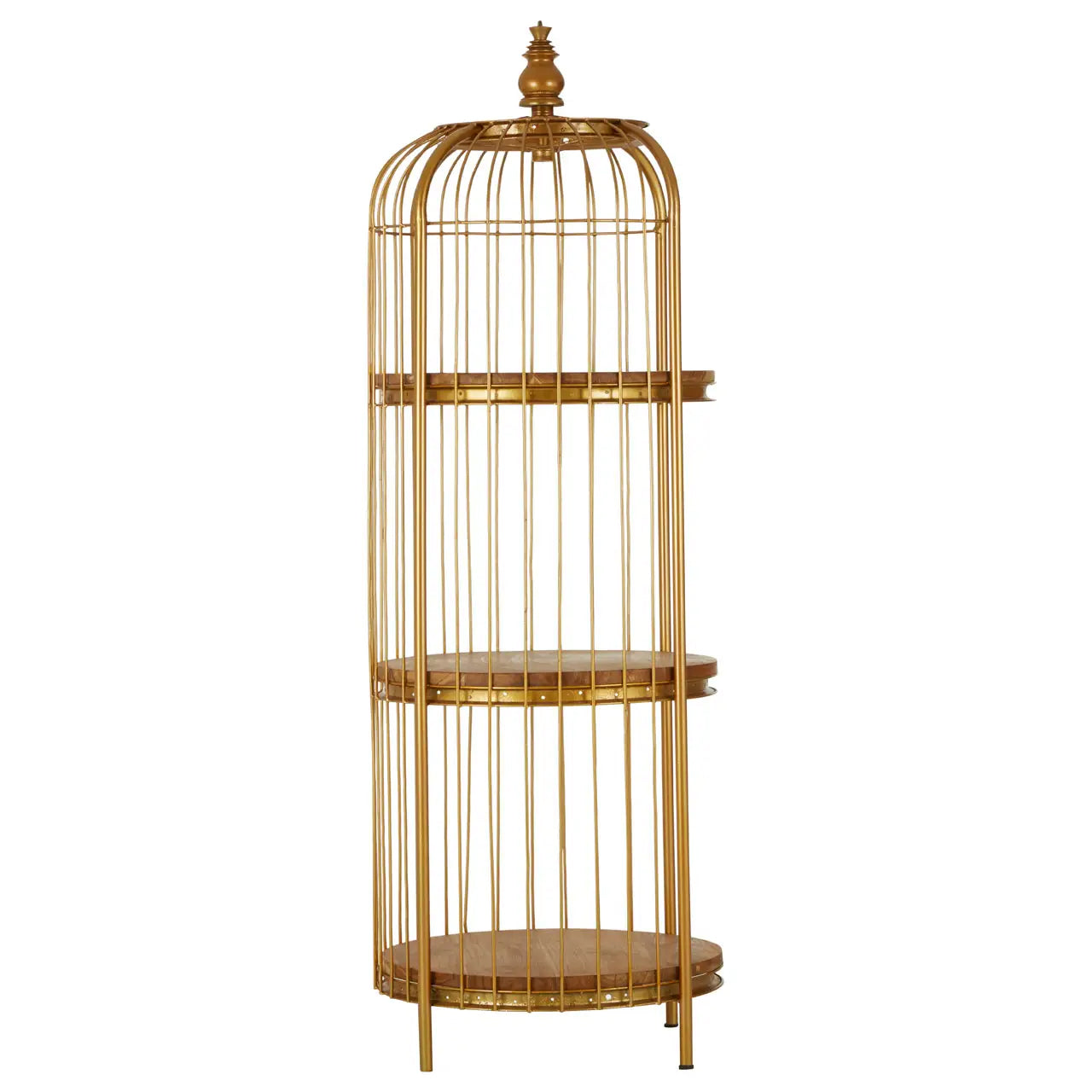 Mantis Medium Shelving Unit In Gold