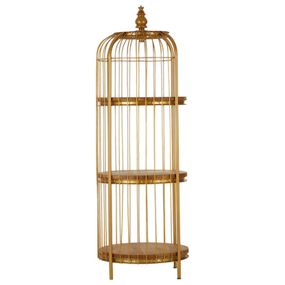 Mantis Medium Shelving Unit In Gold