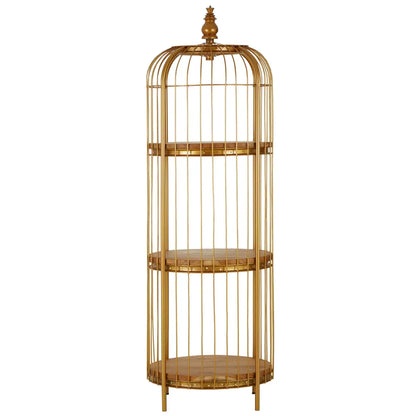 Mantis Medium Shelving Unit In Gold