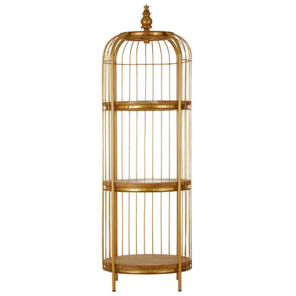 Mantis Medium Shelving Unit In Gold