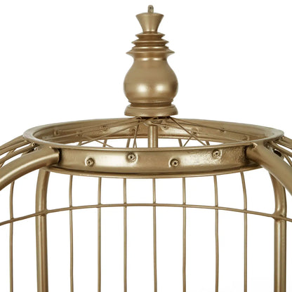 Mantis Metal 3 Tier Shelving Unit In Champagne Gold
