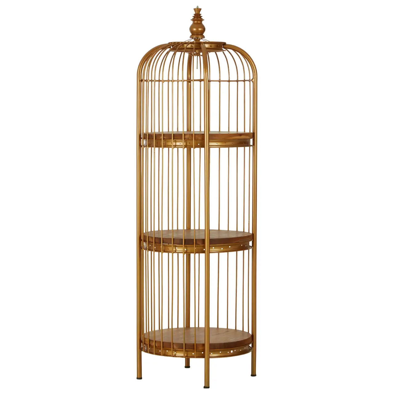 Mantis Small Shelving Unit in Gold