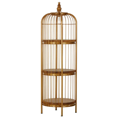 Mantis Small Shelving Unit in Gold