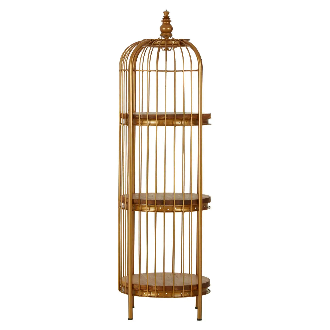 Mantis Small Shelving Unit in Gold