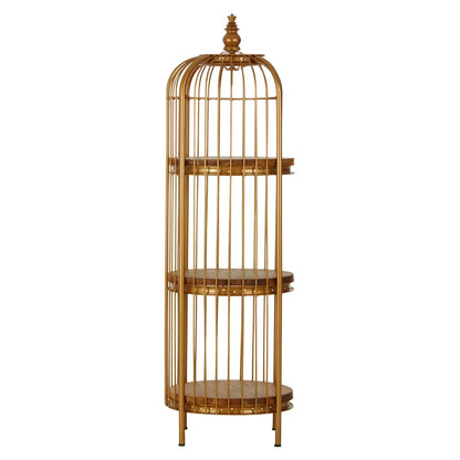 Mantis Small Shelving Unit in Gold