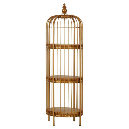 Mantis Small Shelving Unit in Gold