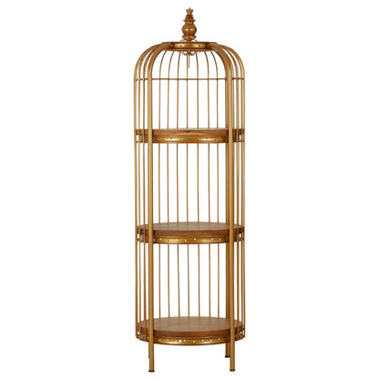 Mantis Small Shelving Unit in Gold