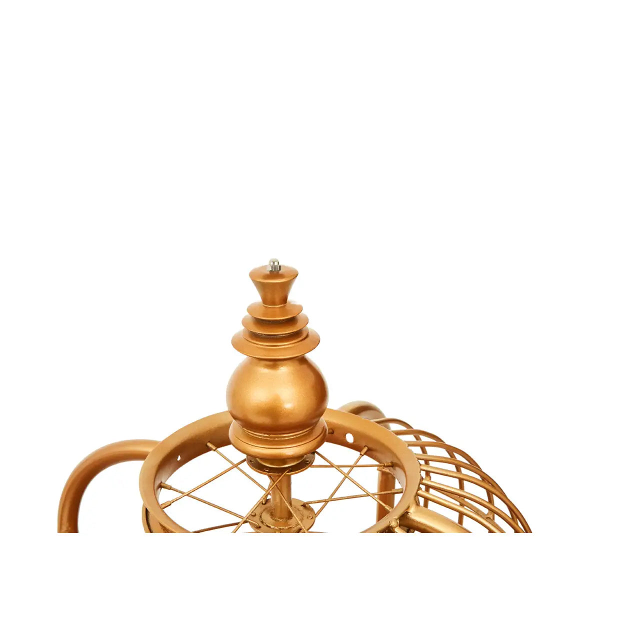 Mantis Long Metal Shelving Unit In Gold