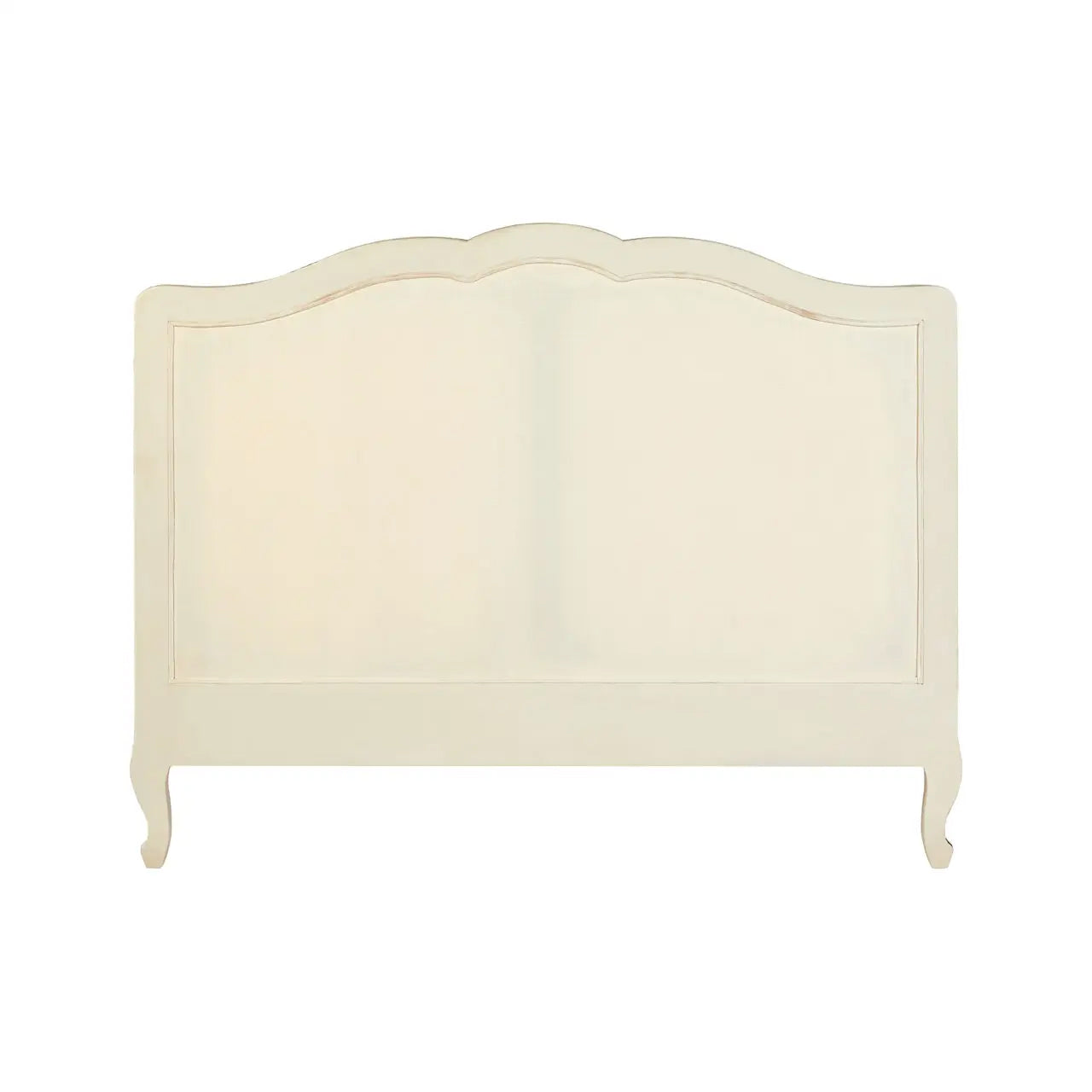 Loire Wooden Double Bed In Painted White
