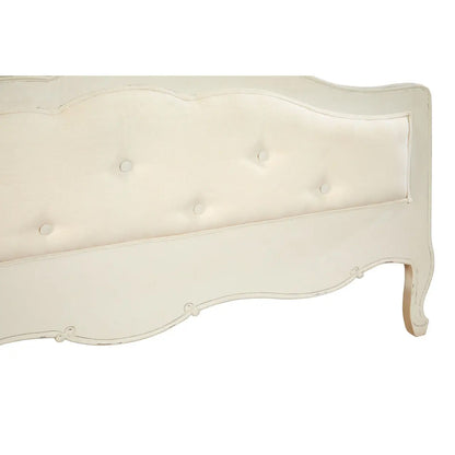 Loire Wooden Double Bed In Painted White
