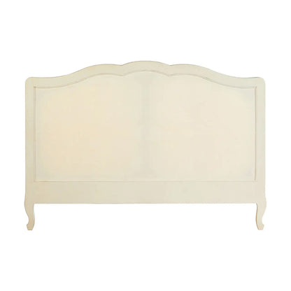 Loire Wooden King Size Bed In Painted White
