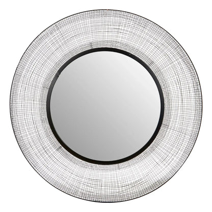Trento Circular Wall Mirror With Metallic Frame