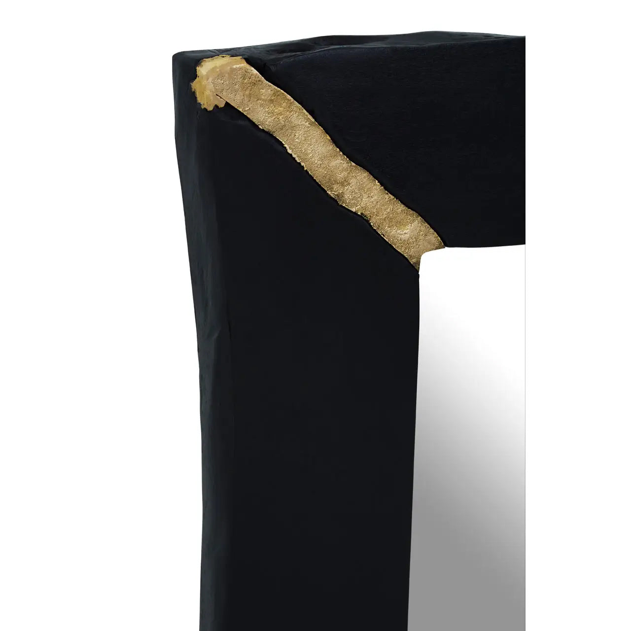 Asamra Wall Mirror With Black Wooden Frame