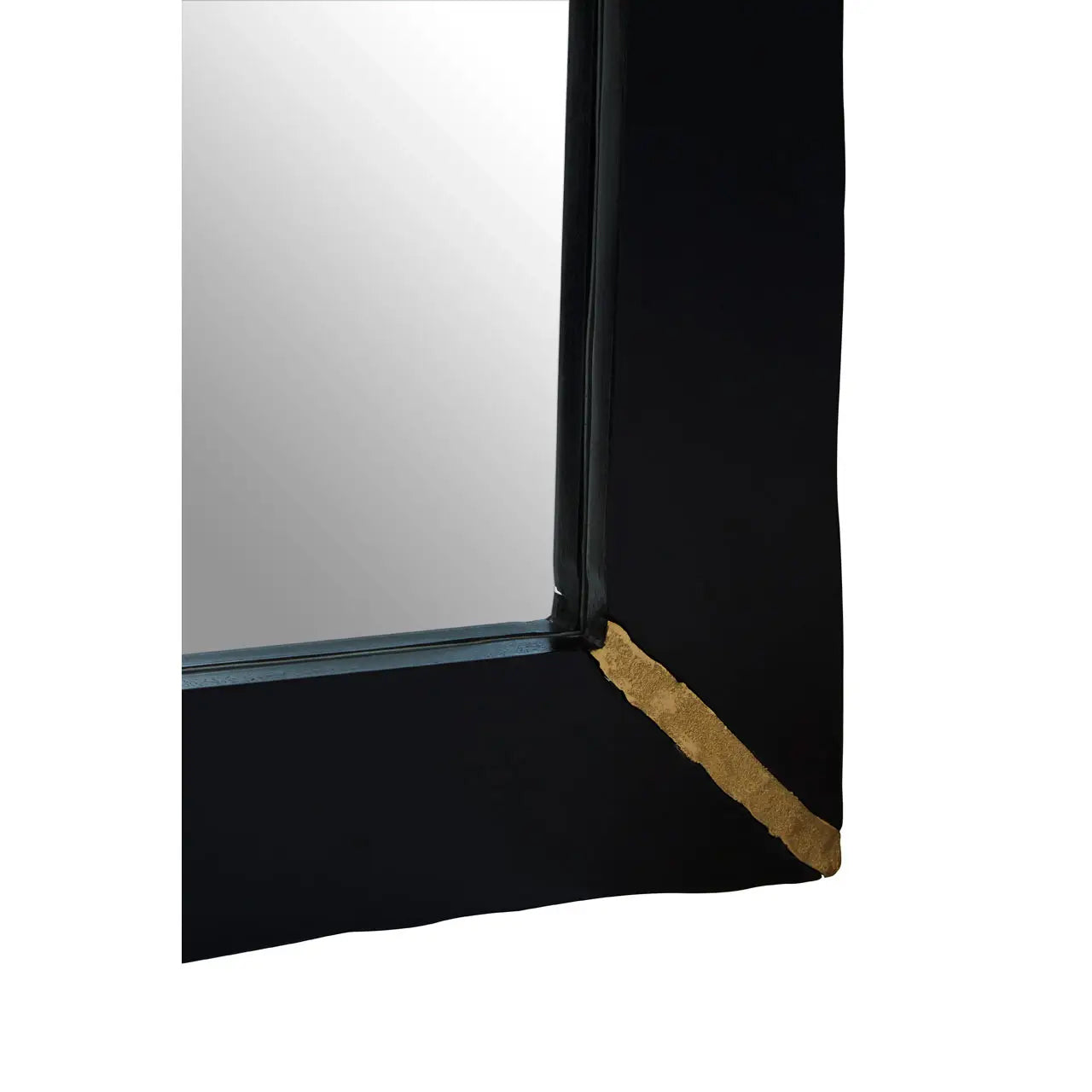 Asamra Wall Mirror With Black Wooden Frame