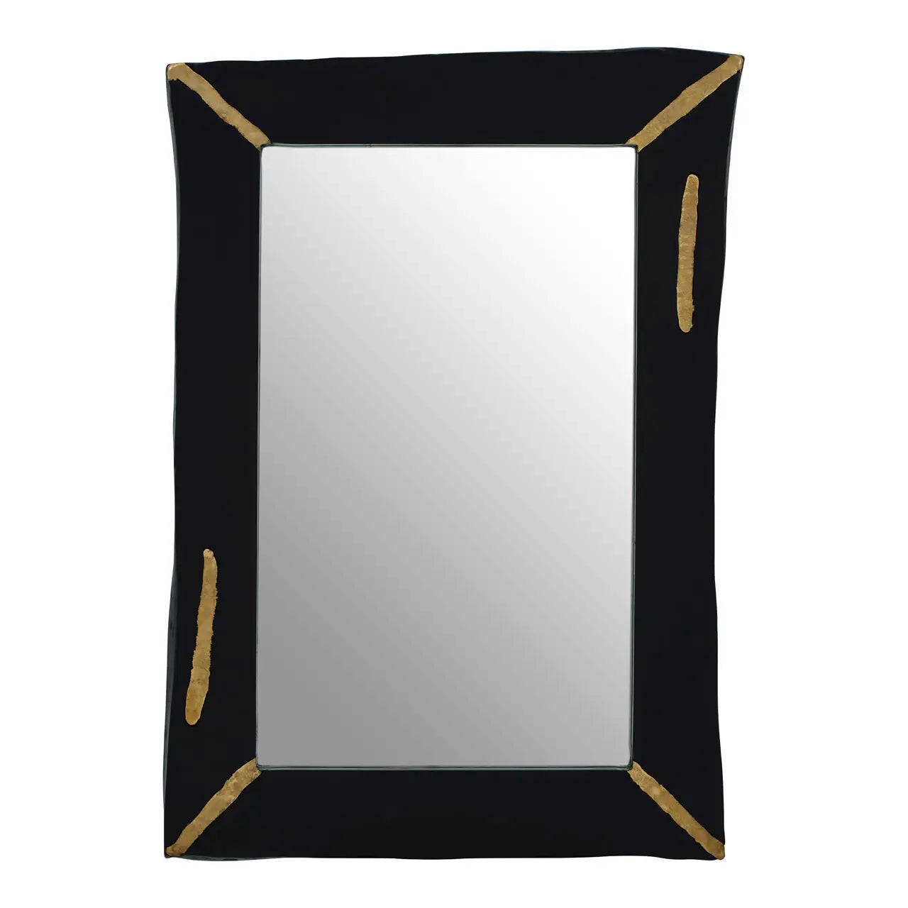 Asamra Wall Mirror With Black Wooden Frame