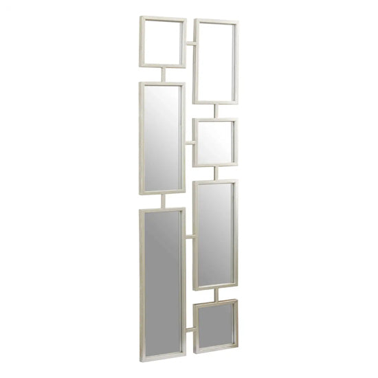 Beauly Metal Wall Mirror In Silver