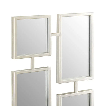 Beauly Metal Wall Mirror In Silver