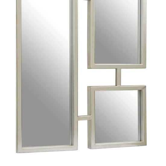 Beauly Metal Wall Mirror In Silver