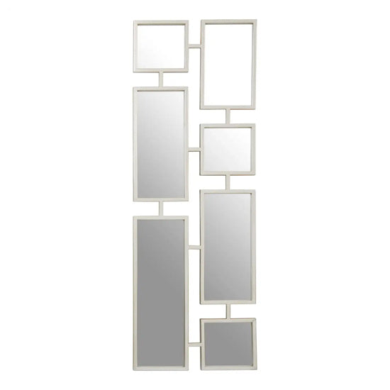 Beauly Metal Wall Mirror In Silver
