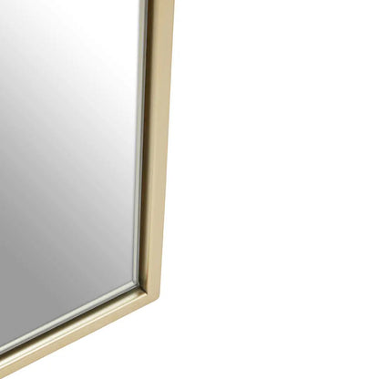 Trento Large Wall Mirror With Gold Metal Frame