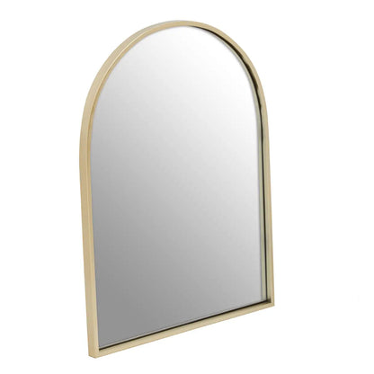 Trento Small Wall Mirror With Gold Metal Frame