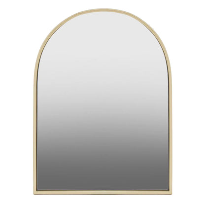 Trento Small Wall Mirror With Gold Metal Frame