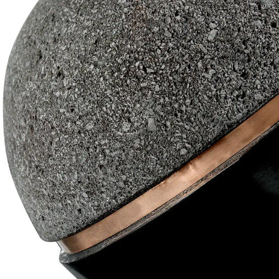 Pedra Lava Stone Deco Ball In Natural