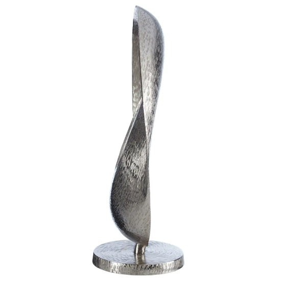 Fifty Five South Aluminium Grind Sculpture In Nickel