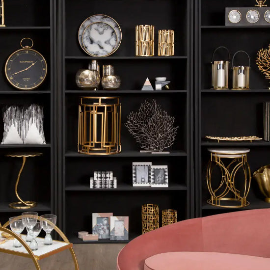 Prato Large Cast Aluminium Coral Sculpture In Gold