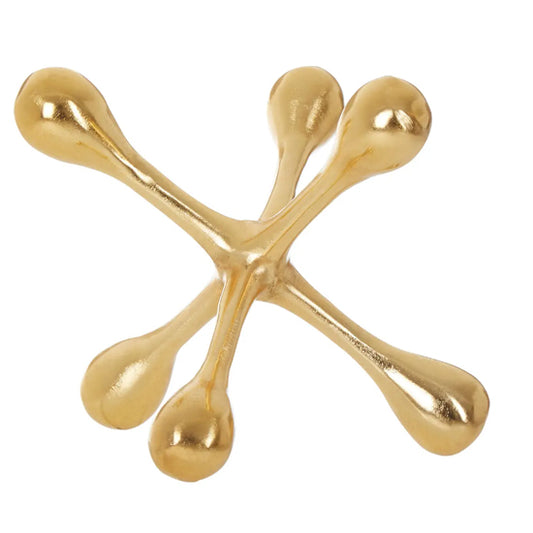 Prato Cast Aluminium Jack Sculpture In Gold