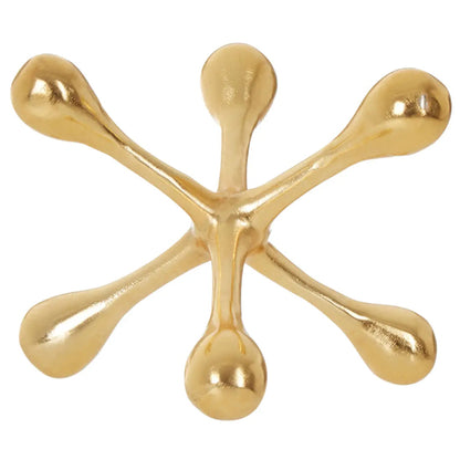 Prato Cast Aluminium Jack Sculpture In Gold