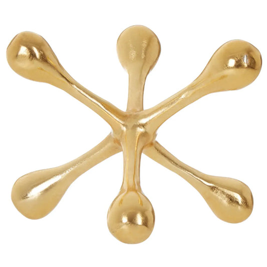 Prato Cast Aluminium Jack Sculpture In Gold