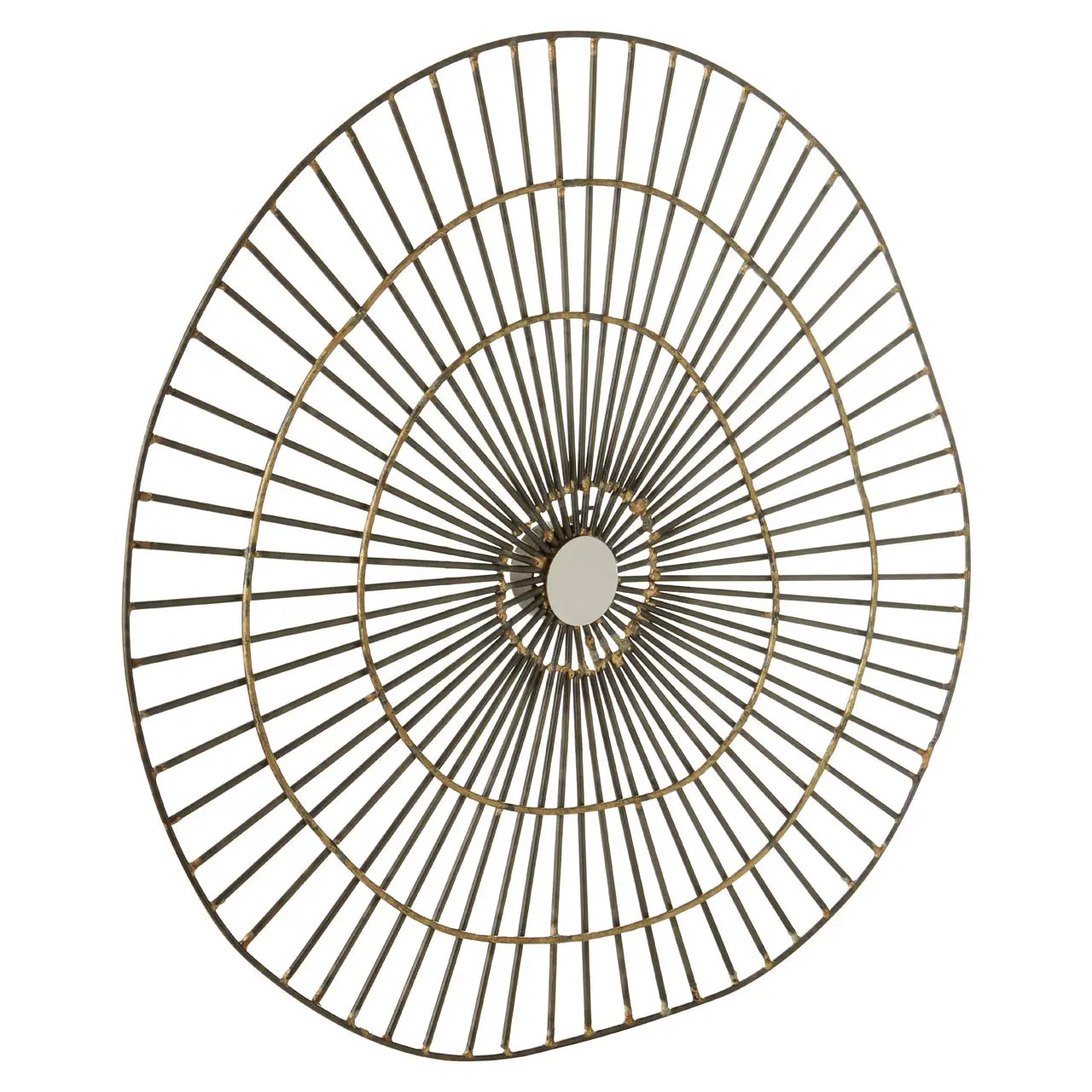 Mirano Medium Abstract Wall Art In Gold