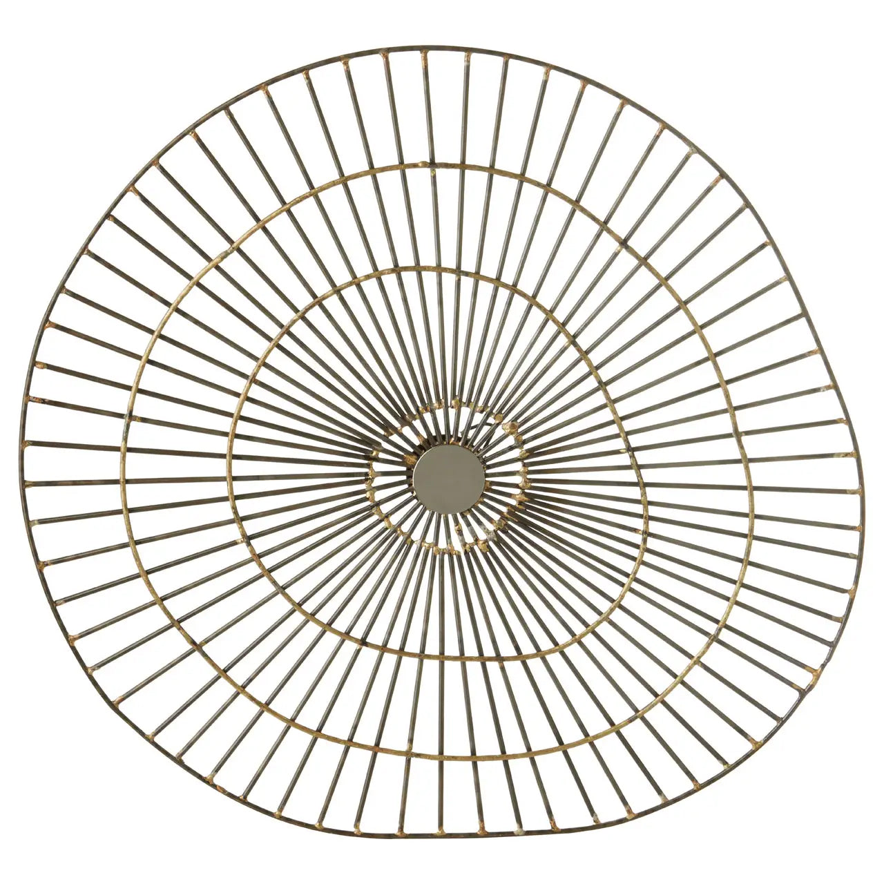 Mirano Medium Abstract Wall Art In Gold
