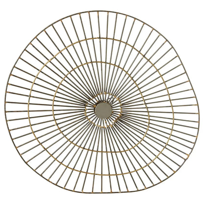 Mirano Medium Abstract Wall Art In Gold
