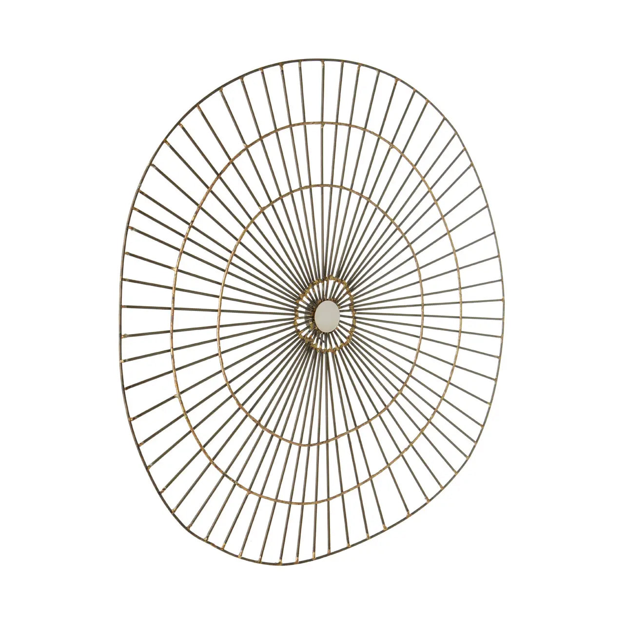 Mirano Large Abstract Wall Art In Gold