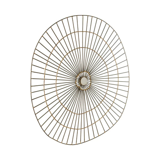 Mirano Large Abstract Wall Art In Gold