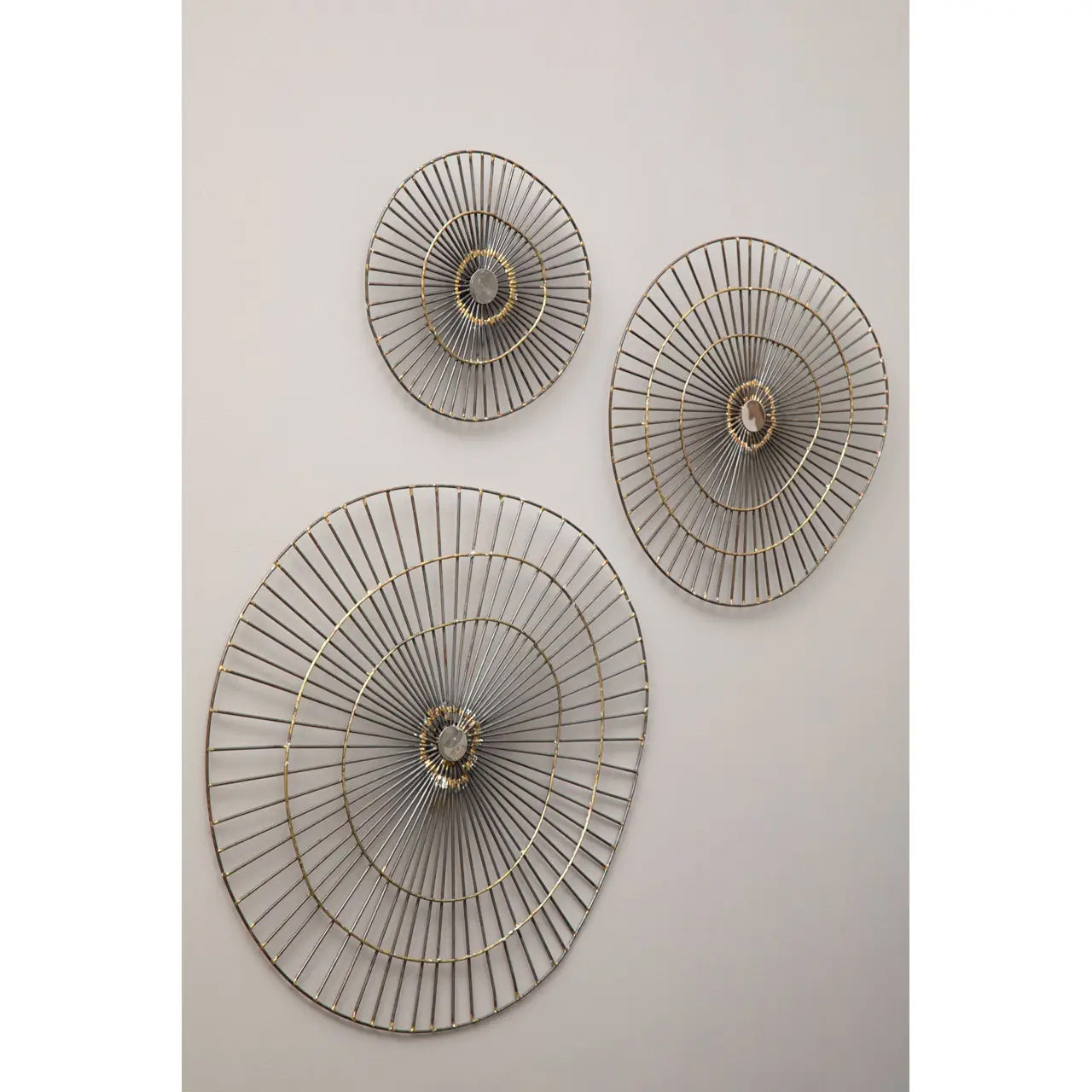 Mirano Large Abstract Wall Art In Gold