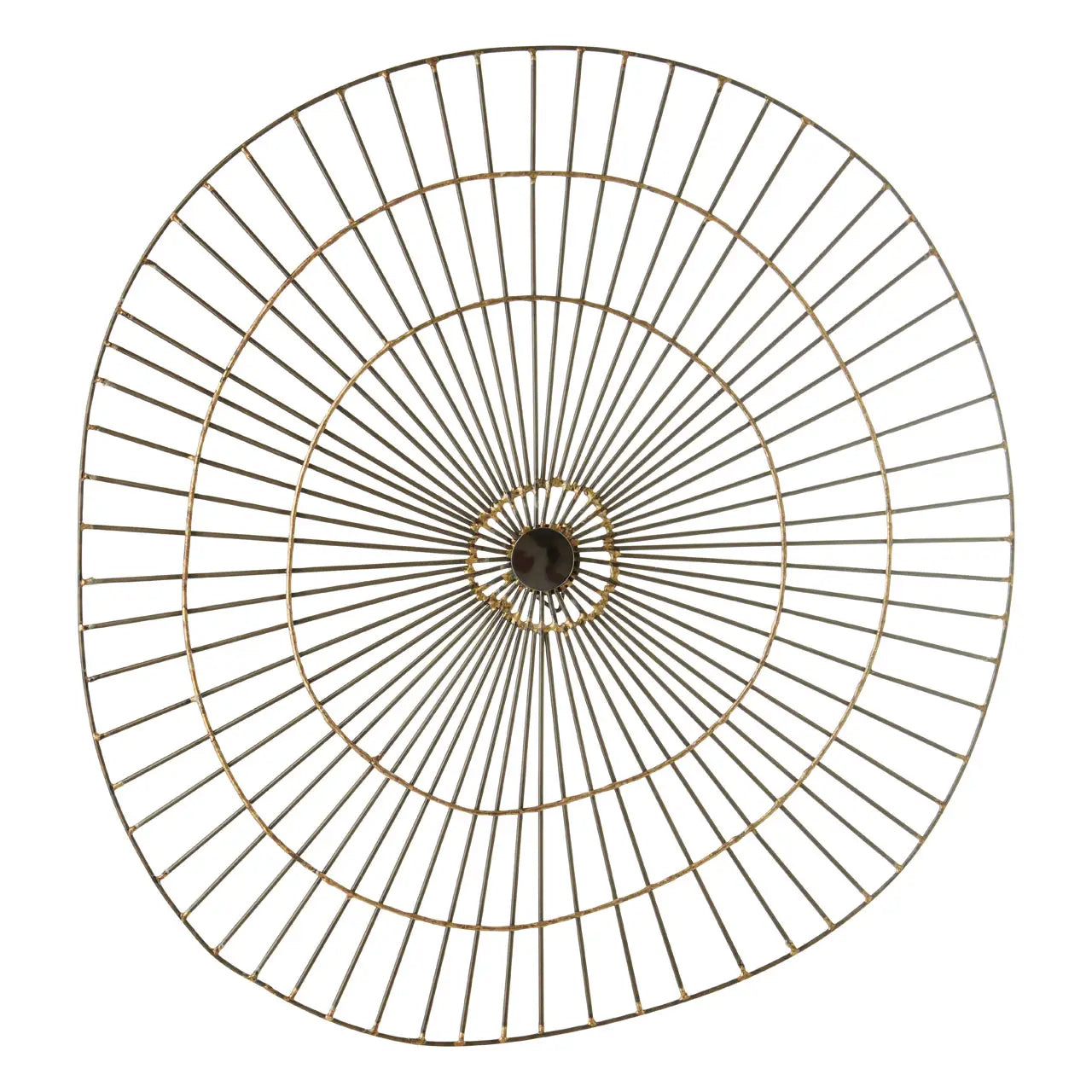 Mirano Large Abstract Wall Art In Gold