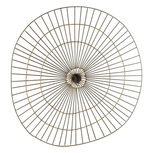 Mirano Large Abstract Wall Art In Gold