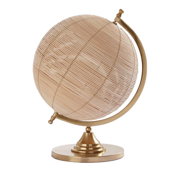 Malacca Small Rattan Globe In Natural