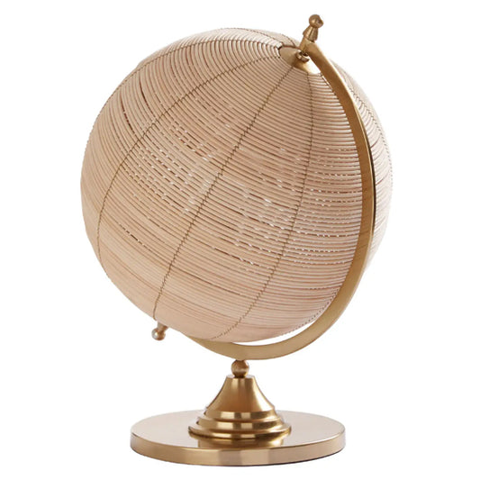 Malacca Large Rattan Globe In Natural