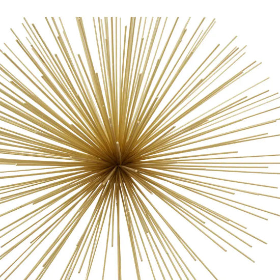 Mirano Metal Set Of 3 Wall Art In Gold