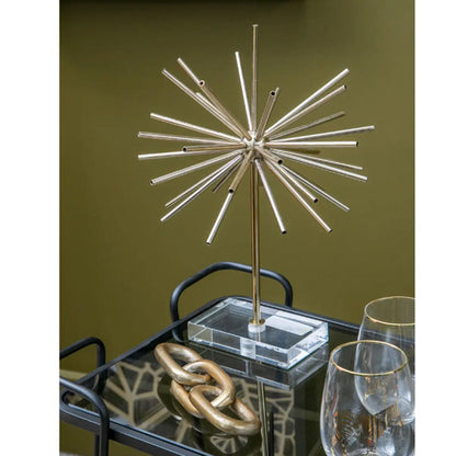 Prato Aluminium Chain Sculpture In Gold