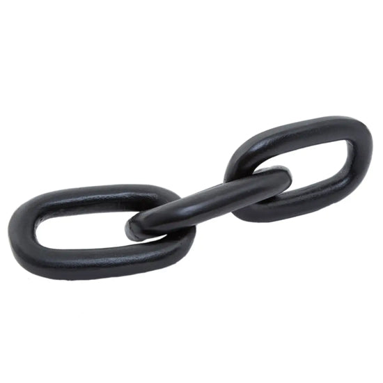 Prato Aluminium Chain Sculpture In Black