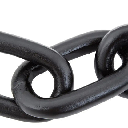 Prato Aluminium Chain Sculpture In Black