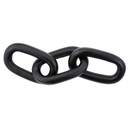 Prato Aluminium Chain Sculpture In Black