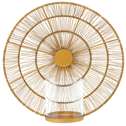 Enzo Wire Wall Sconce In Gold